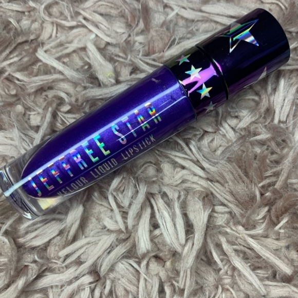 Jeffree Star Purple Metallic Lipstick Bold Vibrant Finish HEALING HOUR NIB - Picture 6 of 6